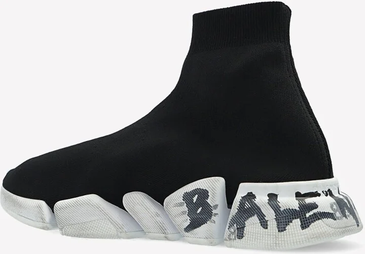 Speed 2.0 Graffiti Stretch Knit Sneakers - Image 2
