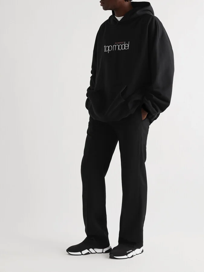 Speed 2.0 Logo-Print Stretch-Knit Slip-On Sneakers - Image 2