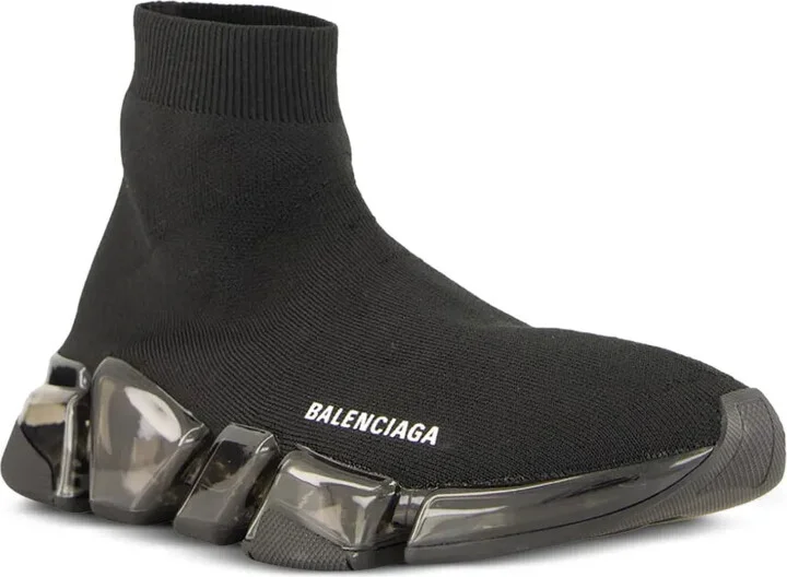 Speed 2.0 recycled-knit hi-top sneakers - Image 4