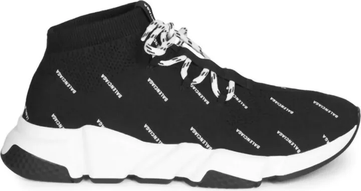 Speed "Black" lace-up sneakers