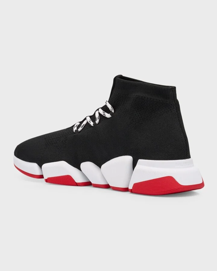 Speed Knit Lace-Up Trainer Sneakers - Image 8