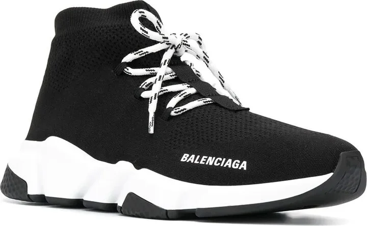 Speed lace-up knitted sneakers - Image 5