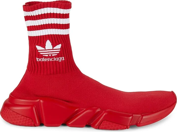Speed Logo High-Top Sneakers