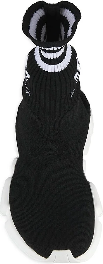 Speed Logo High Top Sock Sneakers - Image 5