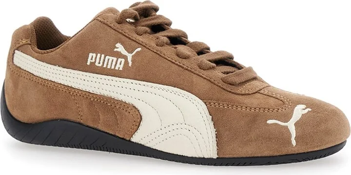 'speedcat Archive' Brown Sneakers With Side Logo In Suede Unisex - Image 2