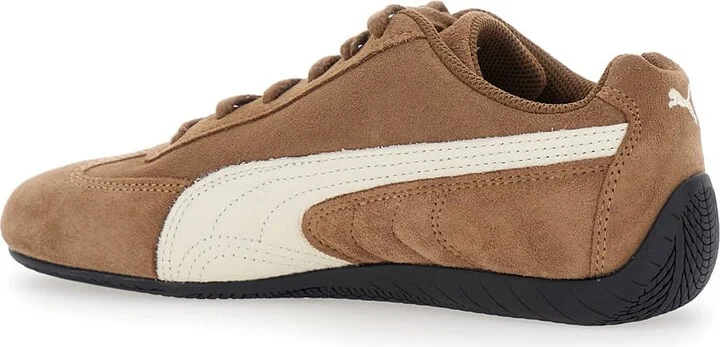 'speedcat Archive' Brown Sneakers With Side Logo In Suede Unisex - Image 3