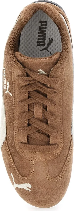 'speedcat Archive' Brown Sneakers With Side Logo In Suede Unisex - Image 4