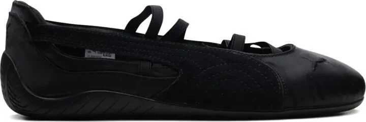 Speedcat Ballet Satin "Black/Cool Dark Grey" sneakers