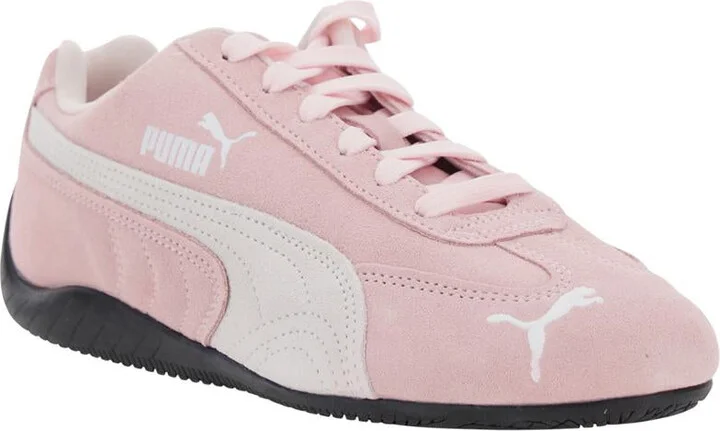 'Speedcat' Pink Sneakers With Logo Print On The Side And Logo Lettering On The Side In Suede Unisex - Image 2