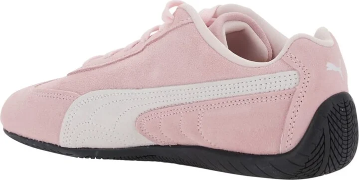 'speedcat' Pink Sneakers With Logo Print On The Side And Logo Lettering On The Side In Suede Unisex - Image 3