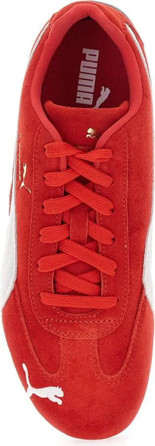 'Speedcat' Red Sneakers With Logo Print On The Side And Logo Lettering On The Side In Leather Unisex - Image 4