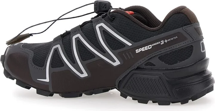 'speedcross 3 Gtx' Black Sneakers With Quicklace Drawstring Closure And Embossed Logo On The Side In Fabric Unisex - Image 3