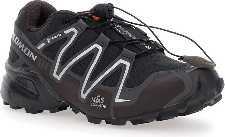 'Speedcross 3 Gtx' Black Sneakers With Quicklace Drawstring Closure And Embossed Logo On The Side In Fabric Unisex - Image 2