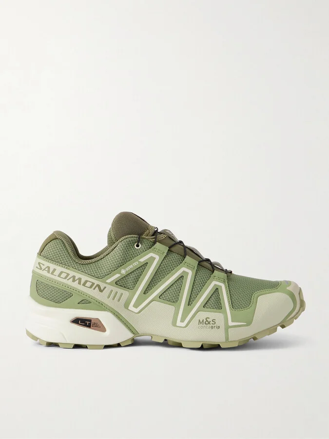 Speedcross 3 GTX Rubber-Trimmed GORE-TEX Mesh Sneakers