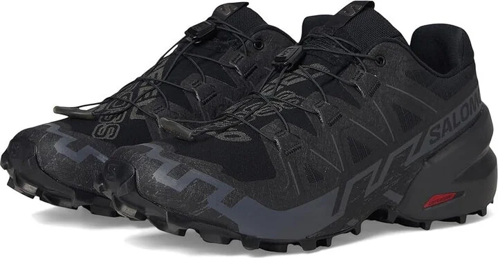 Speedcross 6 417440 Sneakers Men's Black Red Low Top Trail Running Shoes