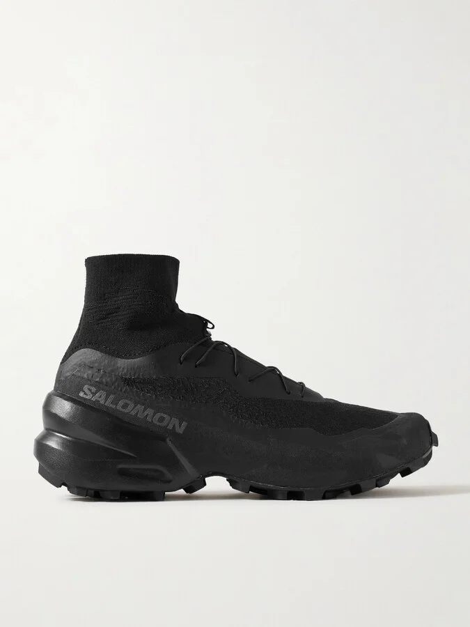 Speedcross Advanced Rubber-Trimmed Stretch-Knit Jacquard Sneakers