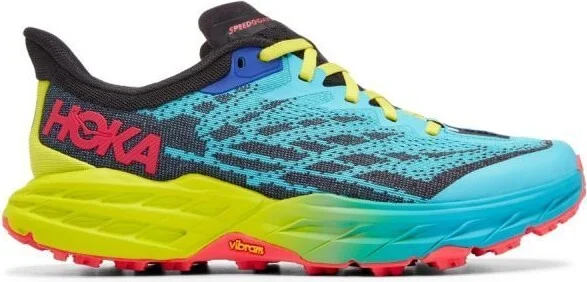Speedgoat 5 1123158-SBBK Women's Scuba Blue Black Running Shoes