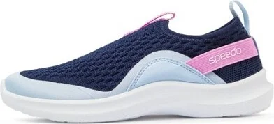 Speedo Junior Pull On Water Shoes - Navy : Floral Pattern, Medium Width, Polyester Upper - Image 2