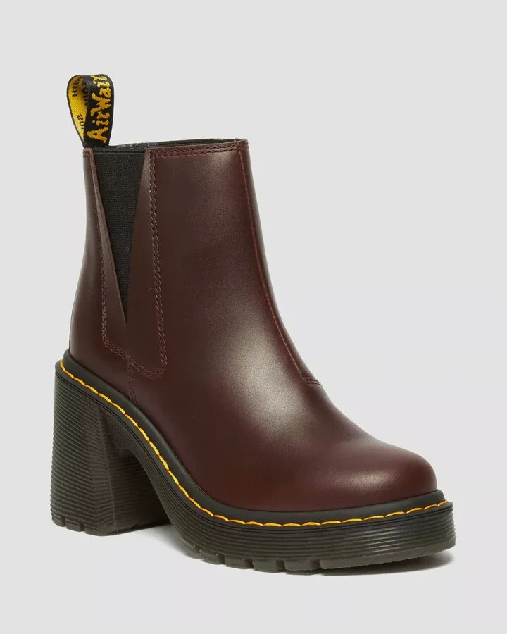 Spence 31756201 Chelsea Boot Women's US 9 Dark Brown Leather KHD2066