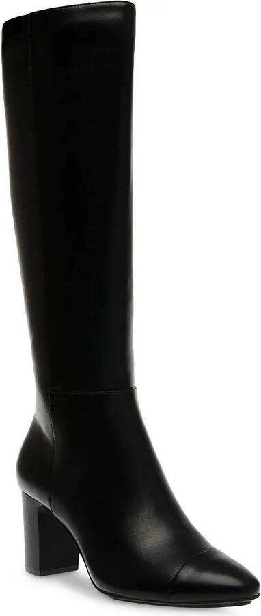 Spencer Womens Faux Leather Tall Knee-High Boots