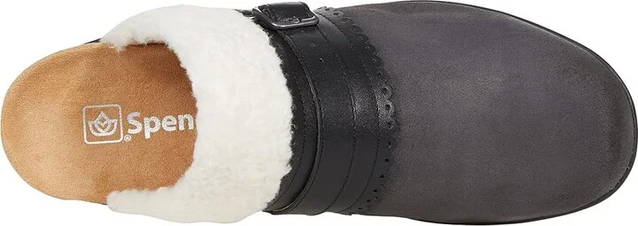 Spenco Nottingham Clog . Women's Shoes Iron Gate : 6.5 B, Leather - Image 2