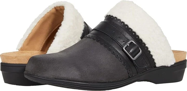 Spenco Nottingham Clog . Women's Shoes Iron Gate : 6.5 B, Leather