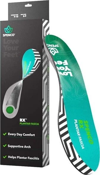 Spenco RX Full Length Plantar Fascia Shoe Insoles - Men's 7-13
