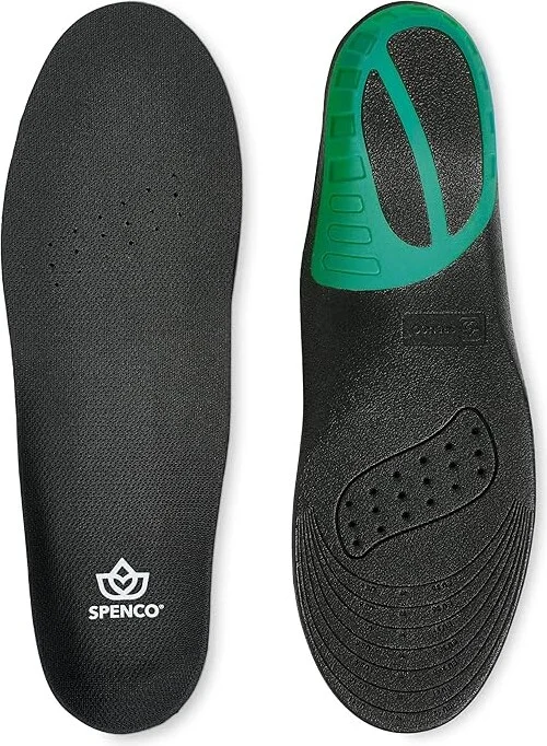 Spenco Spenco Back Support TTF 2Pk Women's Insoles Accessories Shoes Black : OSFM (US Women's Shoe 5-11) M, Textile