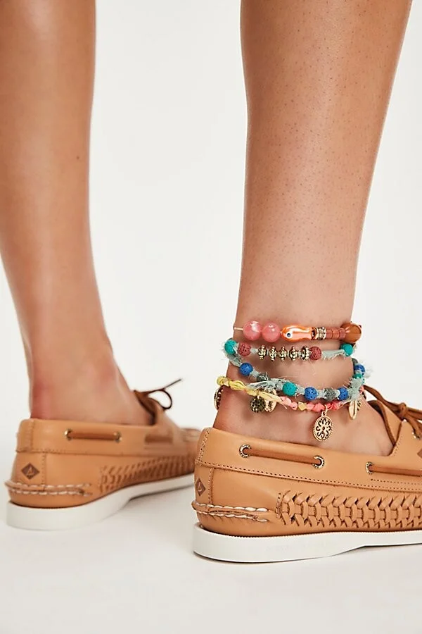 Sperry 2-Eye Woven Leather Boat Shoes - Image 3