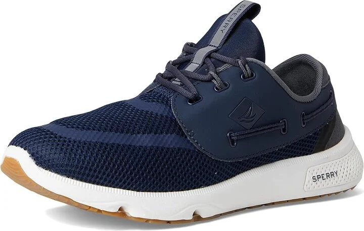 Sperry 7 Seas 3-Eye Men's Lace up casual Shoes Navy 1 : 8 M (D), Textile - Image 5