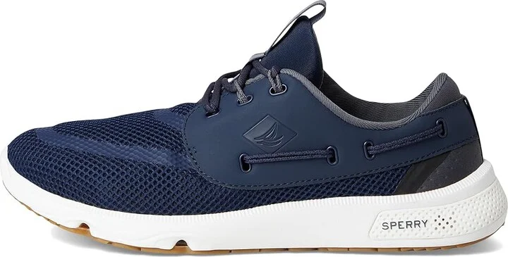 Sperry 7 Seas 3-Eye Men's Lace up casual Shoes Navy 1 : 8 M (D), Textile - Image 6