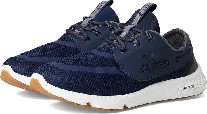 Sperry 7 Seas 3-Eye Men's Lace up casual Shoes Navy 1 : 8 M (D), Textile