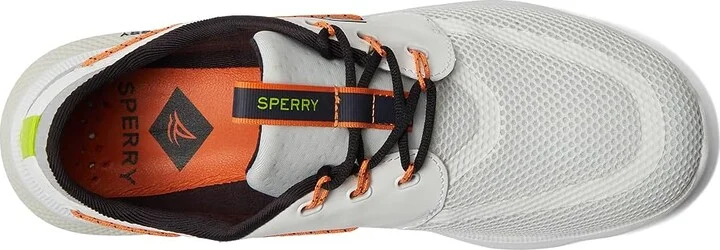 Sperry 7 Seas 3-Eye Men's Lace up casual Shoes White 3 : 8 M (D), Textile - Image 2