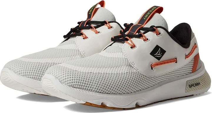 Sperry 7 Seas 3-Eye Men's Lace up casual Shoes White 3 : 8 M (D), Textile