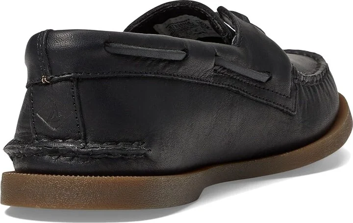 Sperry A/O 2-Eye Cross Lace Men's Lace up casual Shoes Black : 8.5 M (D), Leather - Image 4