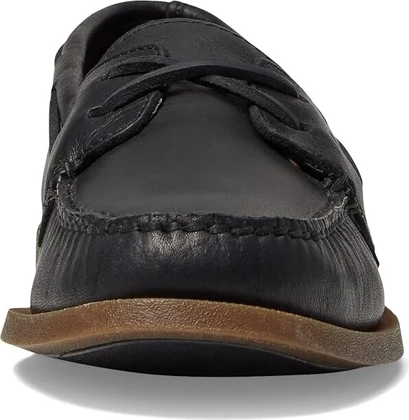 Sperry A/O 2-Eye Cross Lace Men's Lace up casual Shoes Black : 8.5 M (D), Leather - Image 5