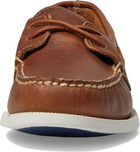 Sperry A/O 2-Eye Cross Lace Men's Lace up casual Shoes Tan : 7 M (D), Leather - Image 5