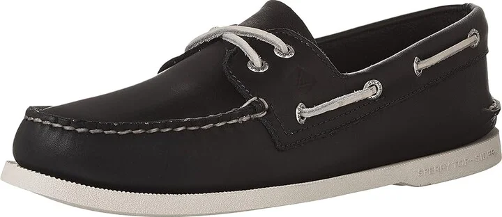 Sperry A/O 2-Eye Men's Lace up casual Shoes Navy : 7 M (D), Leather - Image 2