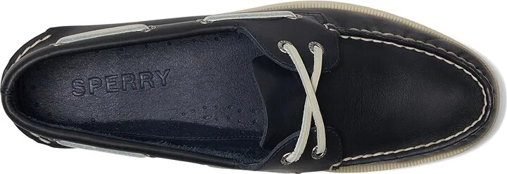 Sperry A/O 2-Eye Men's Lace up casual Shoes Navy : 7 M (D), Leather - Image 3