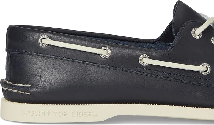 Sperry A/O 2-Eye Men's Lace up casual Shoes Navy : 7 M (D), Leather - Image 8