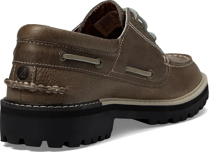 Sperry A/O Lug 3-Eye Men's Shoes Taupe : 8 M (D), Leather/Rubber/EVA - Image 4