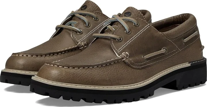 Sperry A/O Lug 3-Eye Men's Shoes Taupe : 8 M (D), Leather/Rubber/EVA