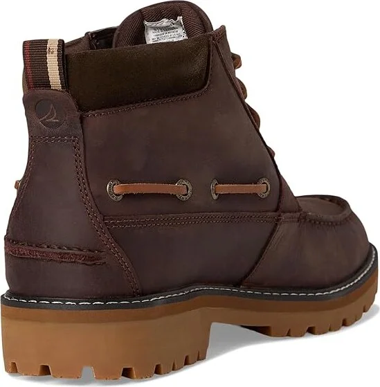 Sperry A/O Lug Chukka Men's Lace-up Boots Brown 2 : 7 M (D), Leather - Image 4