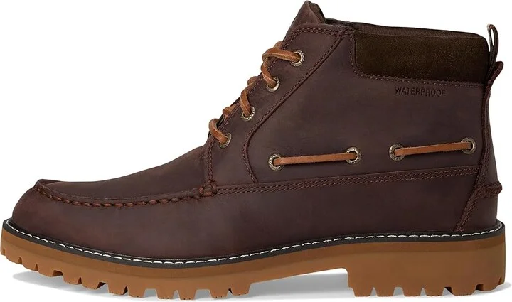 Sperry A/O Lug Chukka Men's Lace-up Boots Brown 2 : 7 M (D), Leather - Image 6