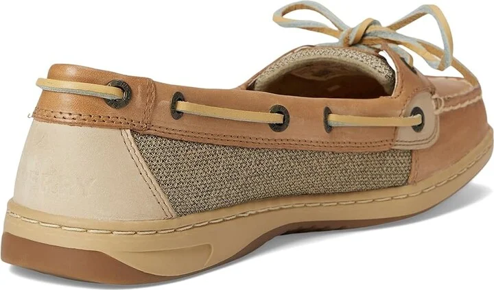 Sperry Angelfish 2-Eye Women's Lace up casual Shoes Linen : 10 M (B), Leather - Image 4