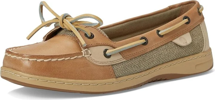 Sperry Angelfish 2-Eye Women's Lace up casual Shoes Linen : 10 M (B), Leather - Image 5