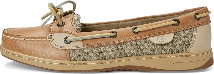 Sperry Angelfish 2-Eye Women's Lace up casual Shoes Linen : 10 M (B), Leather - Image 6