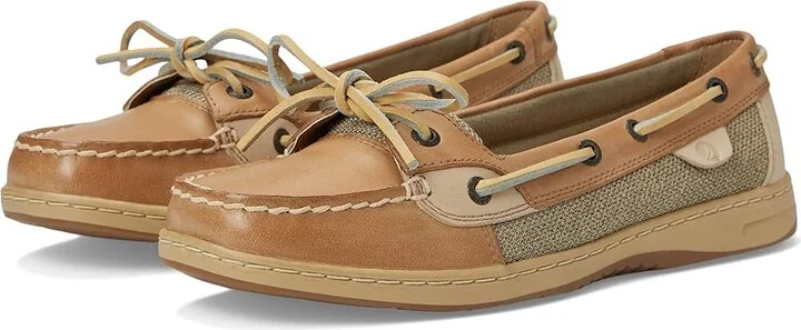 Sperry Angelfish 2-Eye Women's Lace up casual Shoes Linen : 10 M (B), Leather