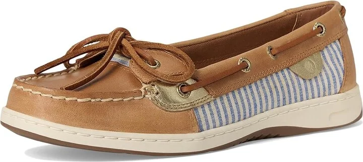 Sperry Angelfish 2-Eye Women's Lace up casual Shoes Tan : 5.5 M (B), Leather - Image 5