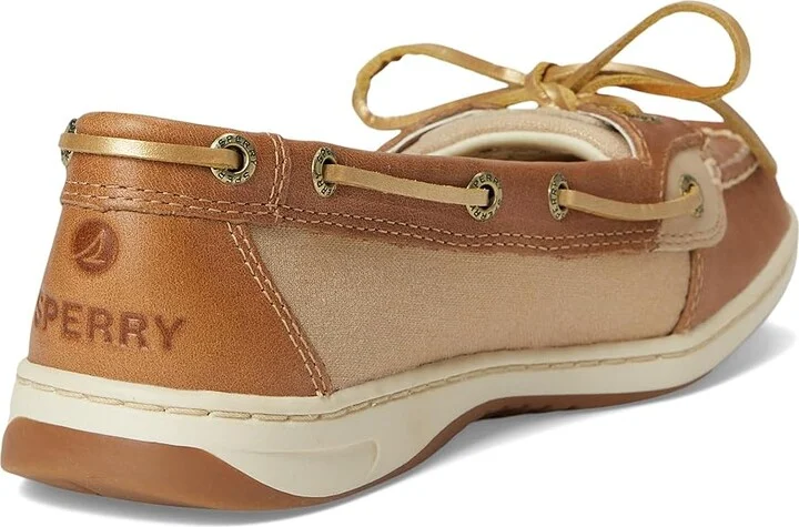 Sperry Angelfish 2-Eye Women's Lace up casual Shoes Tan Combo : 5 M (B), Leather - Image 4